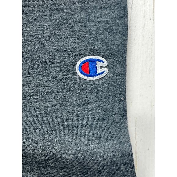 Champion Graphic Print Logo Granite Heather Gray Leggings | Girls Medium - Picture 5 of 9